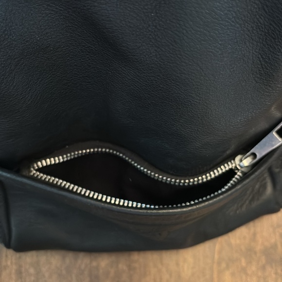 Still Nordic Black Leather Backpack - Picture 8 of 12